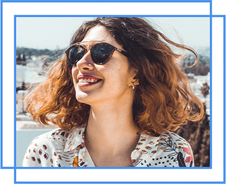 woman wearing sunglasses