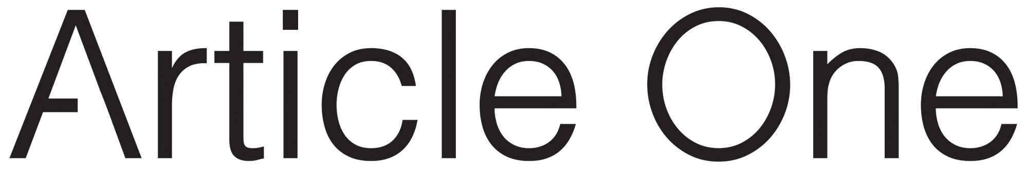 ArticleOneLogo2018Black