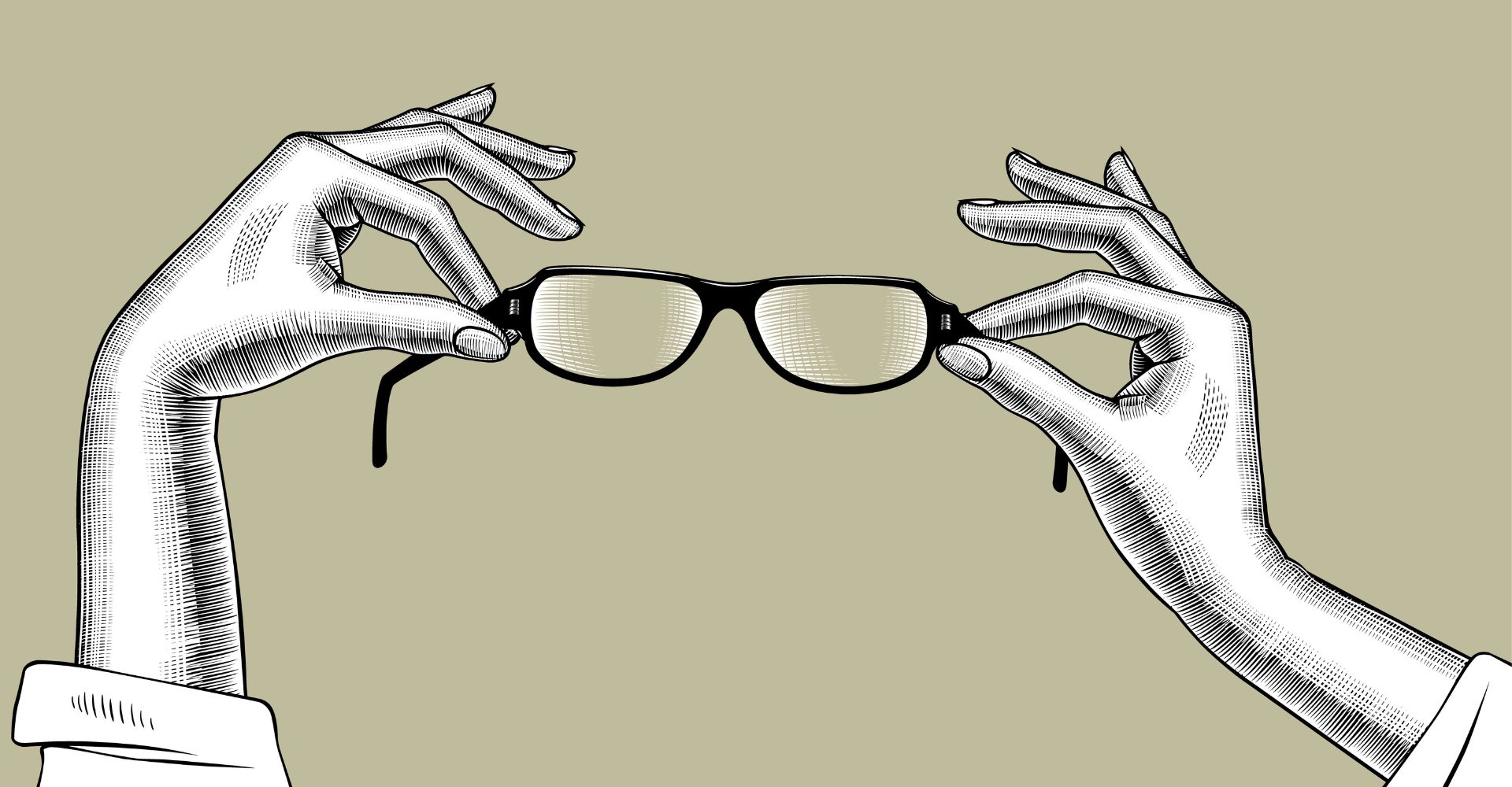 graphic of hands holding glasses